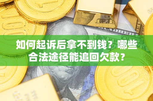武汉如何起诉后拿不到钱？哪些合法途径能追回欠款？