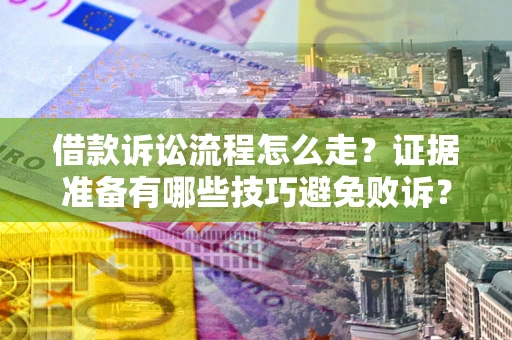 武汉借款诉讼流程怎么走？证据准备有哪些技巧避免败诉？