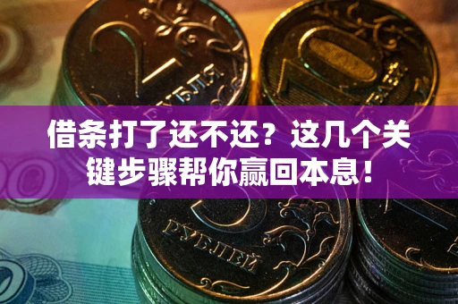 武汉借条打了还不还？这几个关键步骤帮你赢回本息！