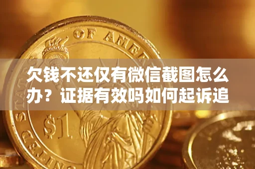 武汉欠钱不还仅有微信截图怎么办？证据有效吗如何起诉追回欠款？