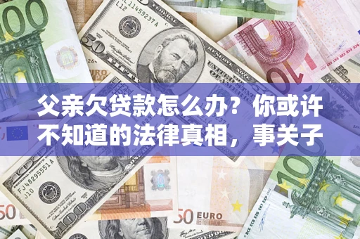 武汉父亲欠贷款怎么办？你或许不知道的法律真相，事关子女未来