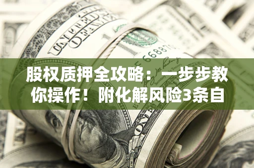 武汉股权质押全攻略：一步步教你操作！附化解风险3条自救法则