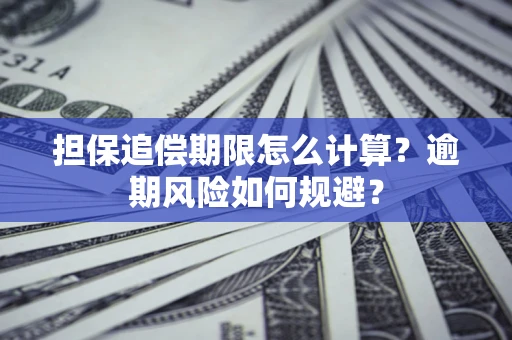 武汉担保追偿期限怎么计算？逾期风险如何规避？