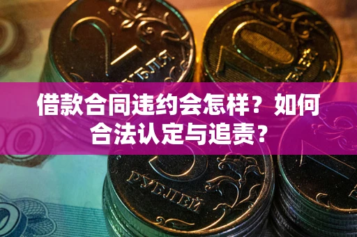 武汉借款合同违约会怎样？如何合法认定与追责？