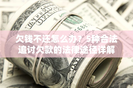 武汉欠钱不还怎么办？5种合法追讨欠款的法律途径详解