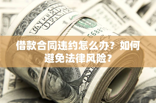 武汉借款合同违约怎么办？如何避免法律风险？