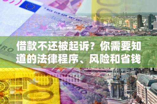 武汉借款不还被起诉？你需要知道的法律程序、风险和省钱技巧