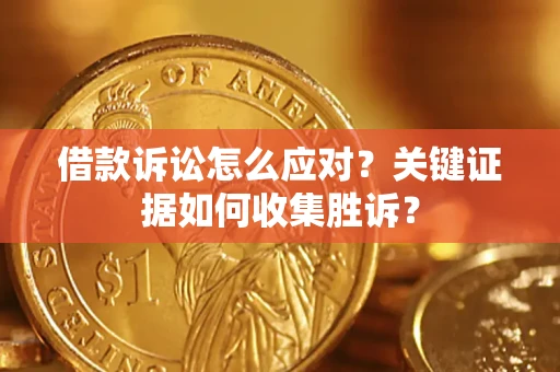 武汉借款诉讼怎么应对？关键证据如何收集胜诉？